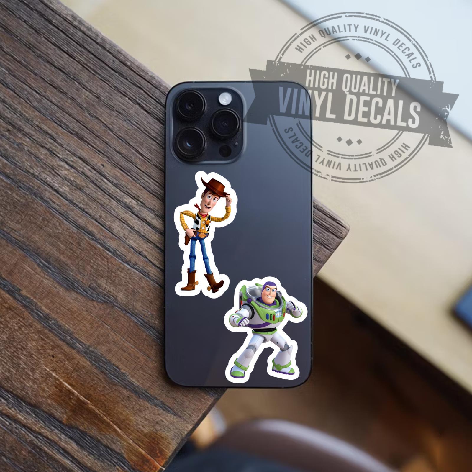 Toy Story Buzz Lightyear Woody Cartoon Kids A4 HQ Printed Vinyl Decal Sticker