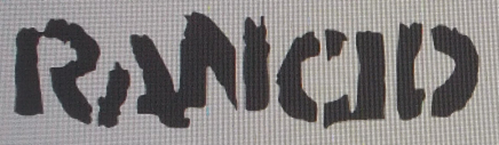 RANCID Decal 12" Wide for Car, Truck, Window, or Any Smooth Surface