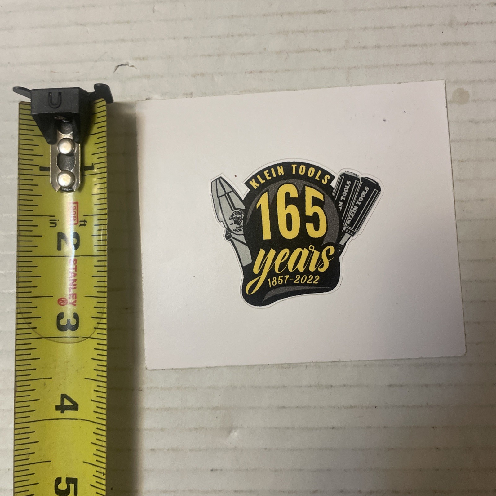 Klein Tools Tradesman Club Exclusive Giveaway Sticker July ‘22 165 Years