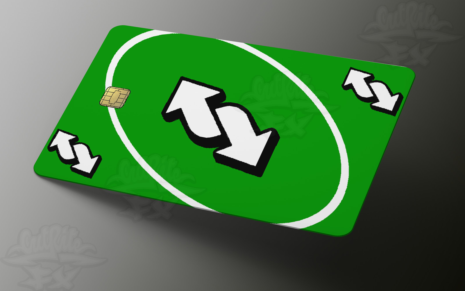 UNO Reverse Credit Card Skin, Debit Card Covering