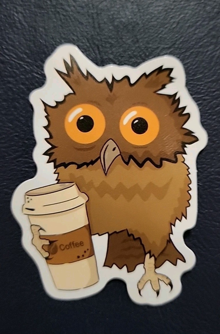 Lot Fun Owl Lover Stickers Varied Decals Laptop Collectible Share Birds Animals
