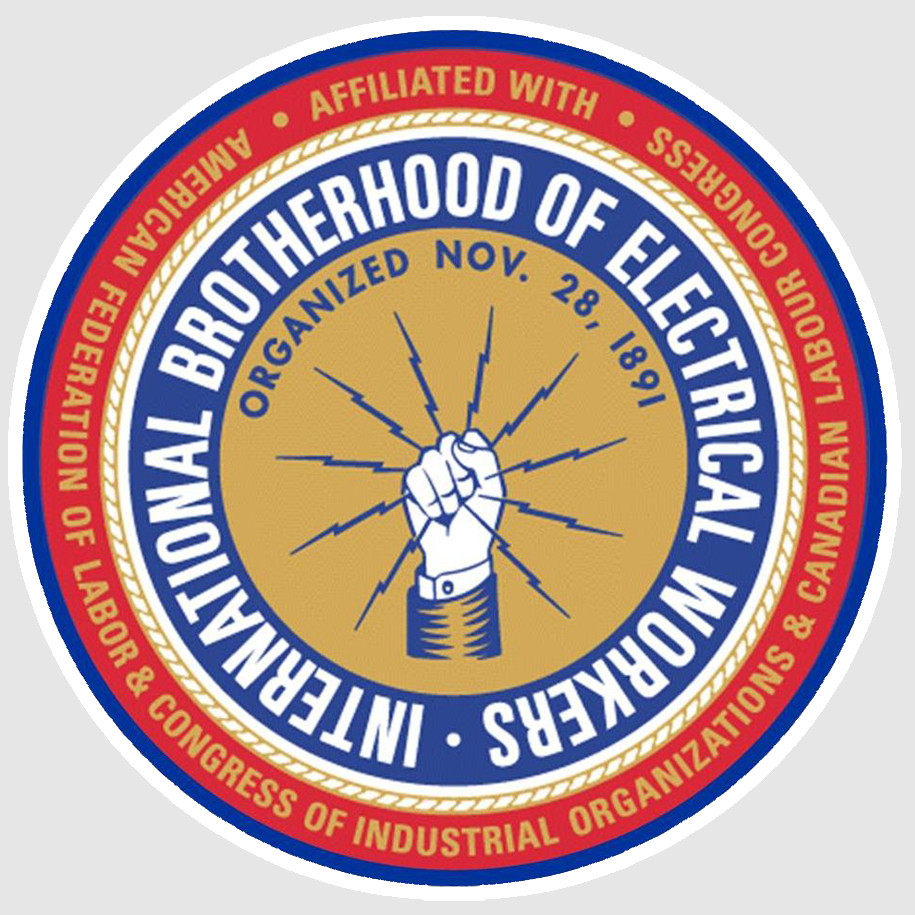 IBEW International Brotherhood of Electrical Workers Vinyl Sticker/Decal 01