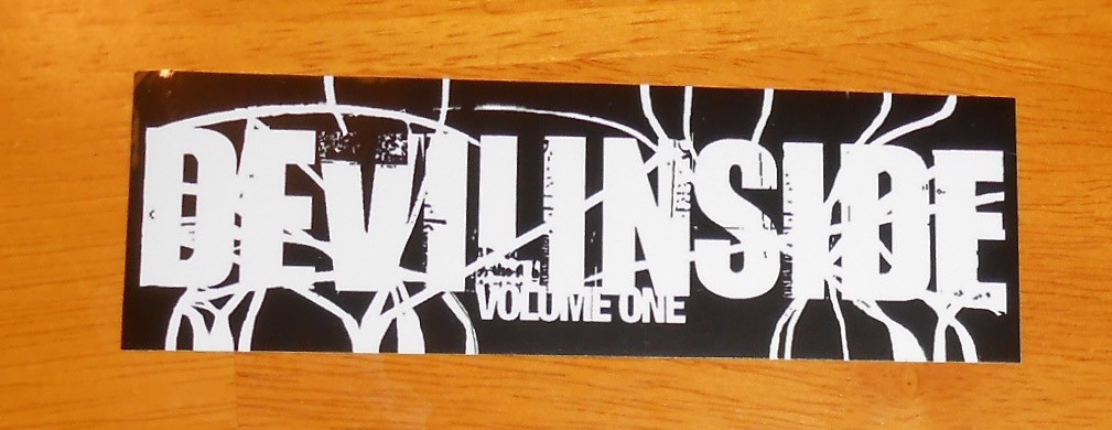 Devil Inside Volume One Bumper Sticker Original Promo 5×1.75