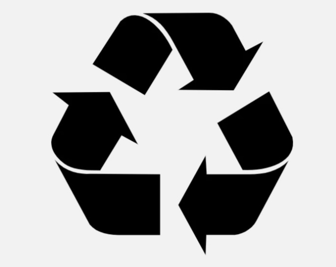 Recycle Sticker Vinyl Decal – Reuse Renew Symbol Trash Work Bin Can Home Window