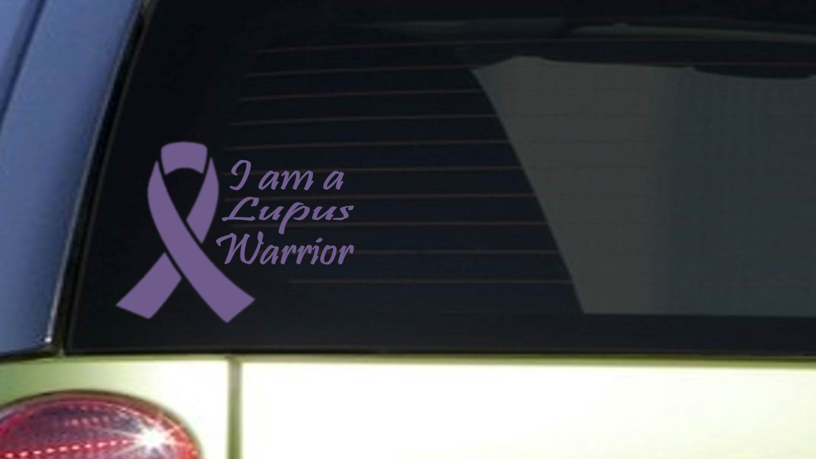 Lupus Warrior *I403* 6×7.5 inch Sticker decal purple awareness cure