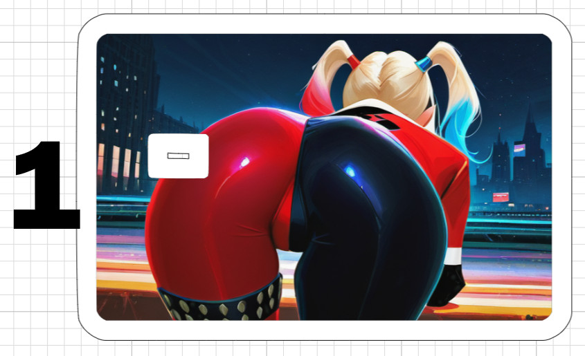 Harley Quinn ATM Debit Credit Card Skin Sticker DC Anime Cute Hot Sexy Bat Girl