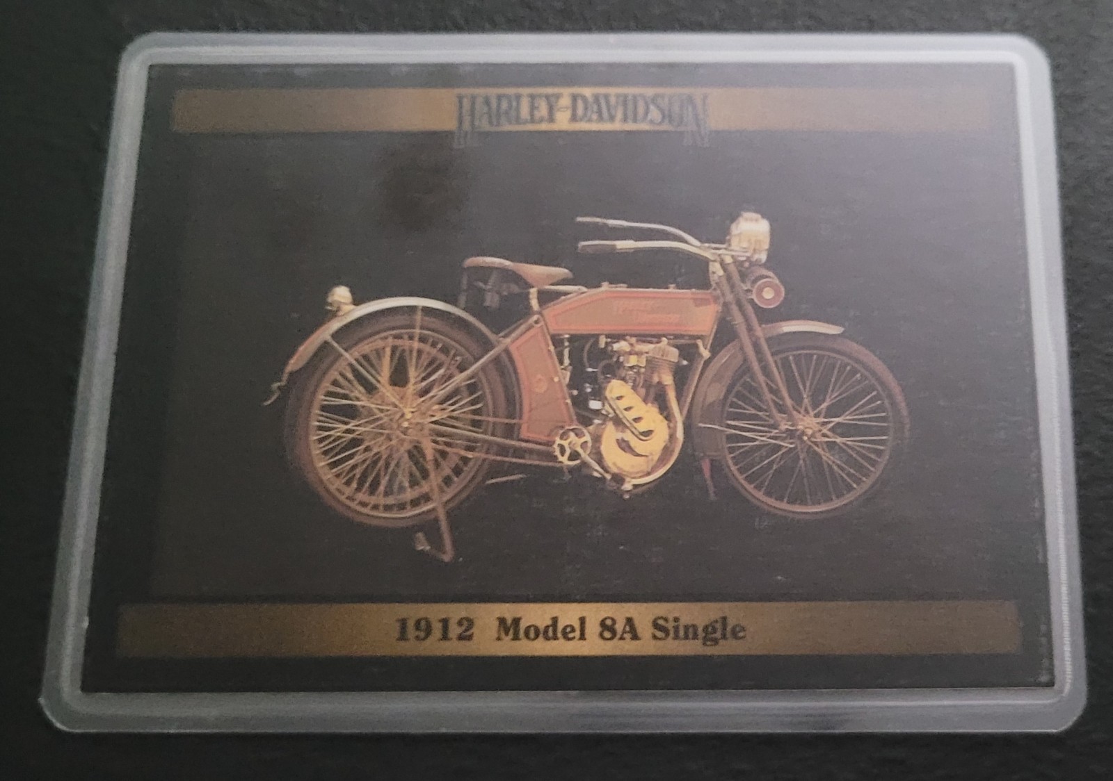 Harley Davidson Fridge/Locker/Cabinet Laminated Collectible Card Magnets VTG