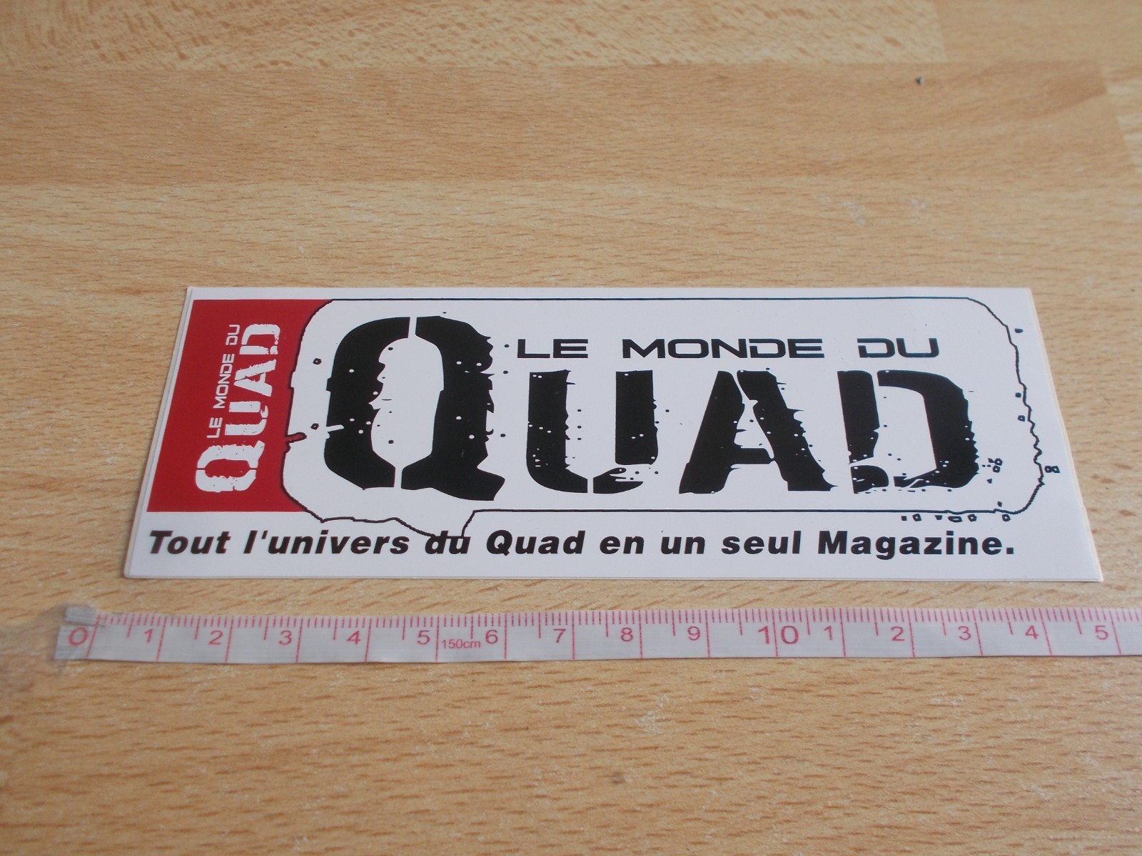 Sticker Magazine le Monde Du Quad