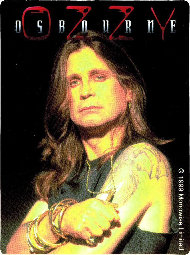 Sticker – Ozzy Osbourne Portrait Photo Face Heavy Metal Rock Die Cut Decal 40107