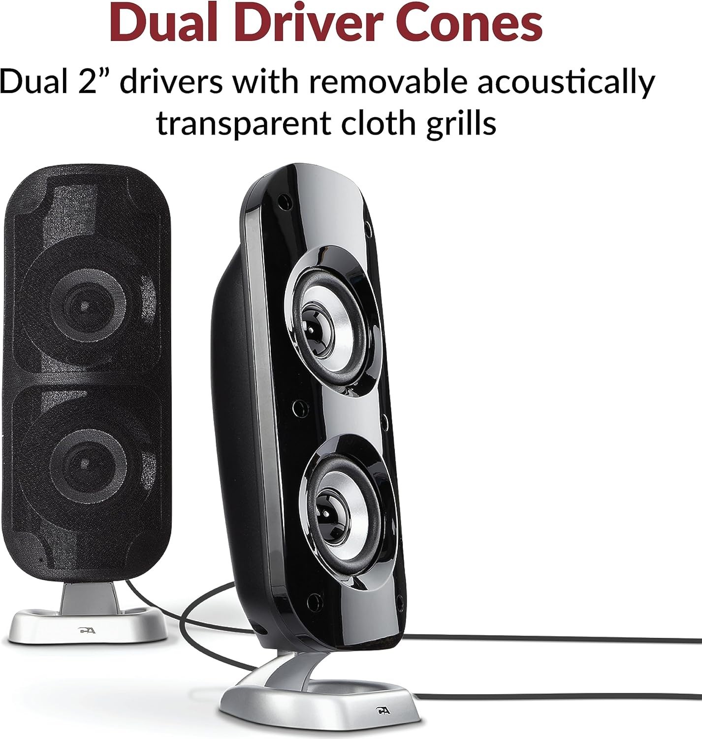 2.1 Multimedia Speaker System with Subwoofer, 80 Watts Peak Power, Strong Bas…