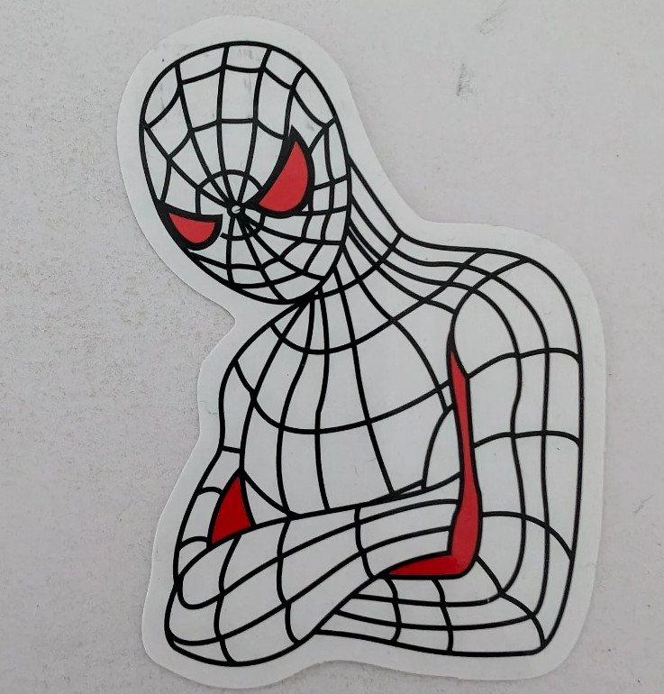 Linear Graphic Spiderman, Spiderman Decal