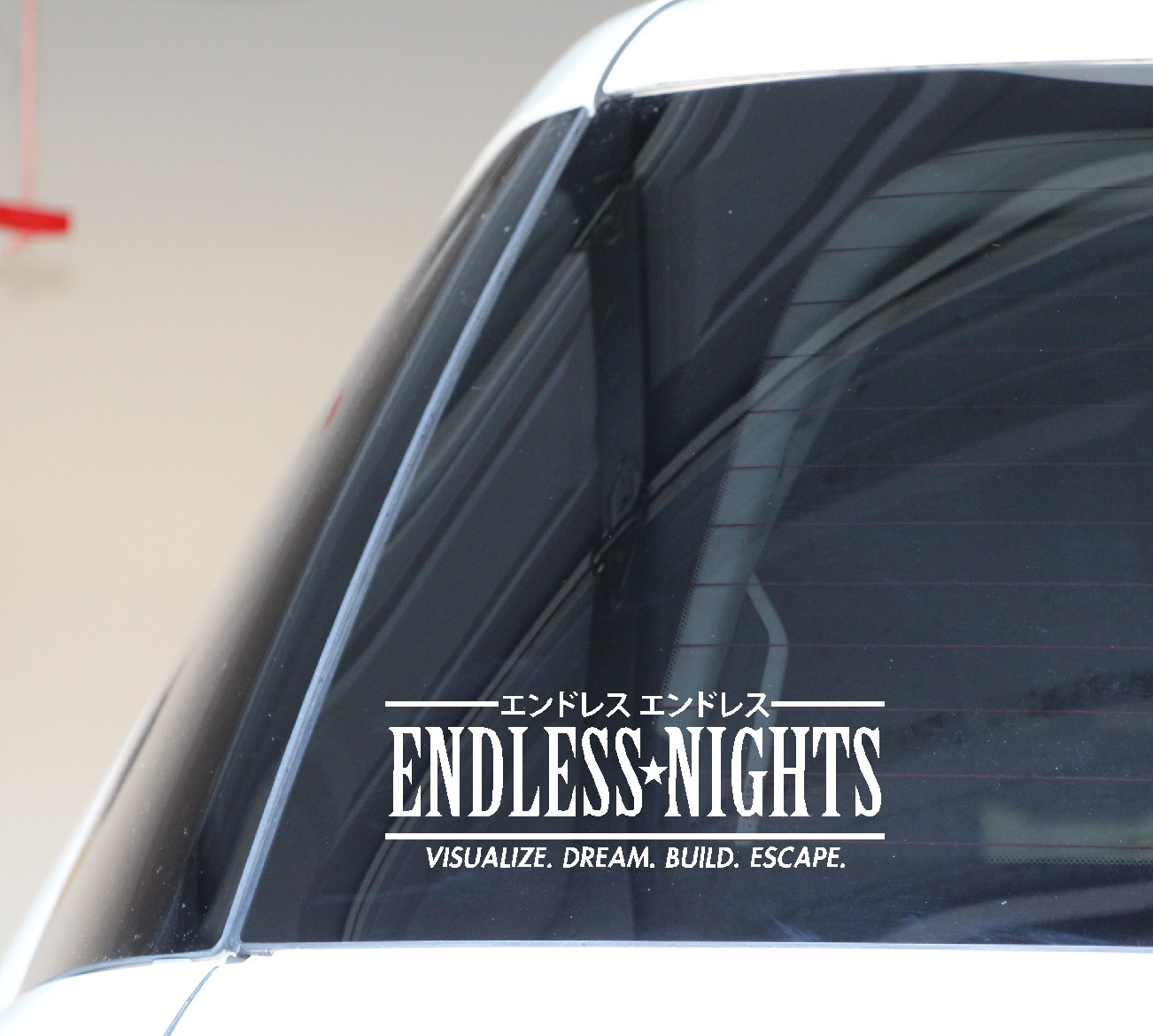 Endless Nights decal vinyl sticker JDM illest Lowered Sponser Drift