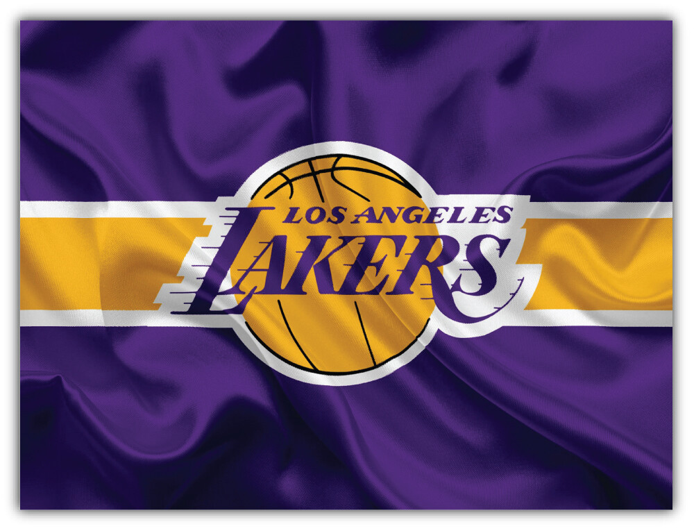Los Angeles Lakers NBA Basketball Sport Logo Car Bumper Sticker Decal "SIZES"