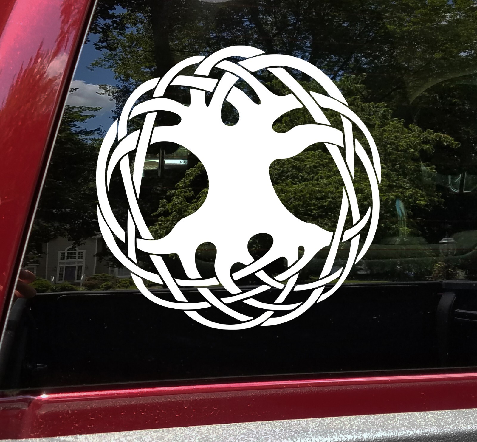 Tree of Life Vinyl Decal V2 | Viking Yggdrasil Norse Mythology Odin | Die Cut