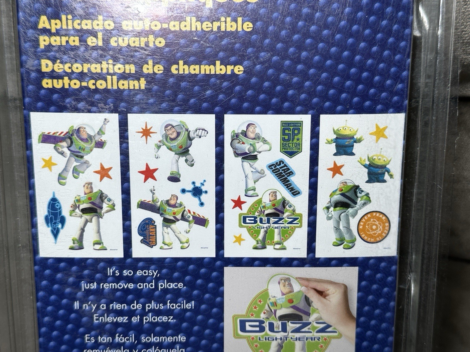 Disney Pixar Toy Story & Beyond Over 20 Room Appliqués Buzz Lightyear New