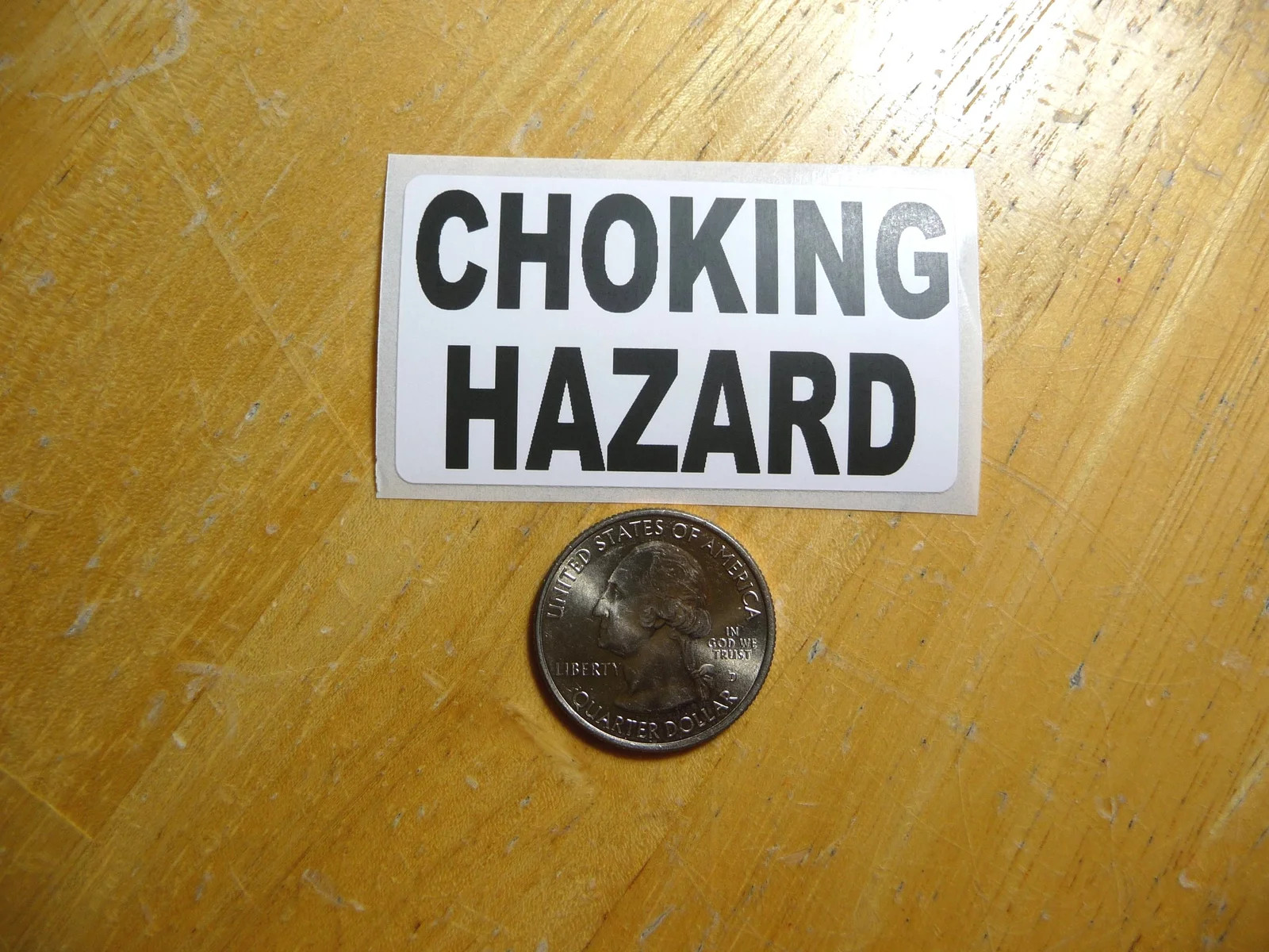 CHOKING HAZARD STICKER DECAL 1 – 50 BULK PACK FUNNY ADULT SEXY JOKE