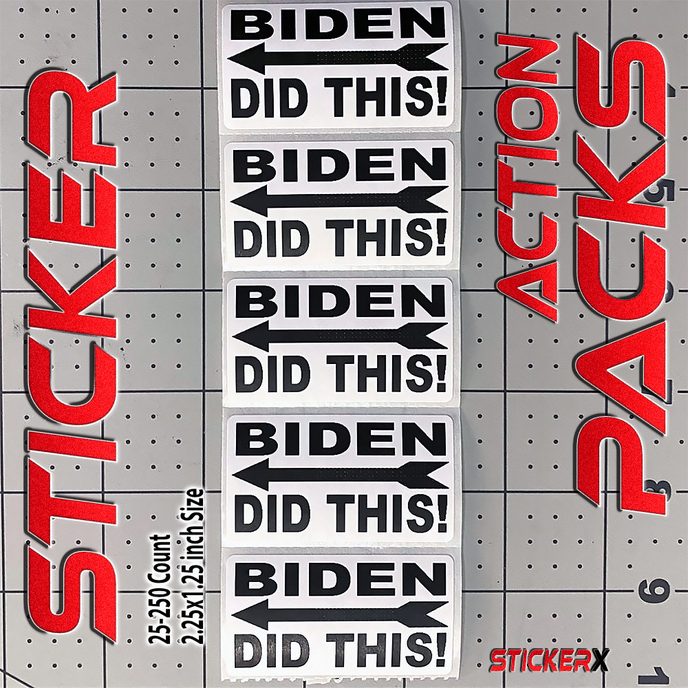 Biden Did This Sticker High Price Inflation Gas Pumps Anti Joe Prank Stickers