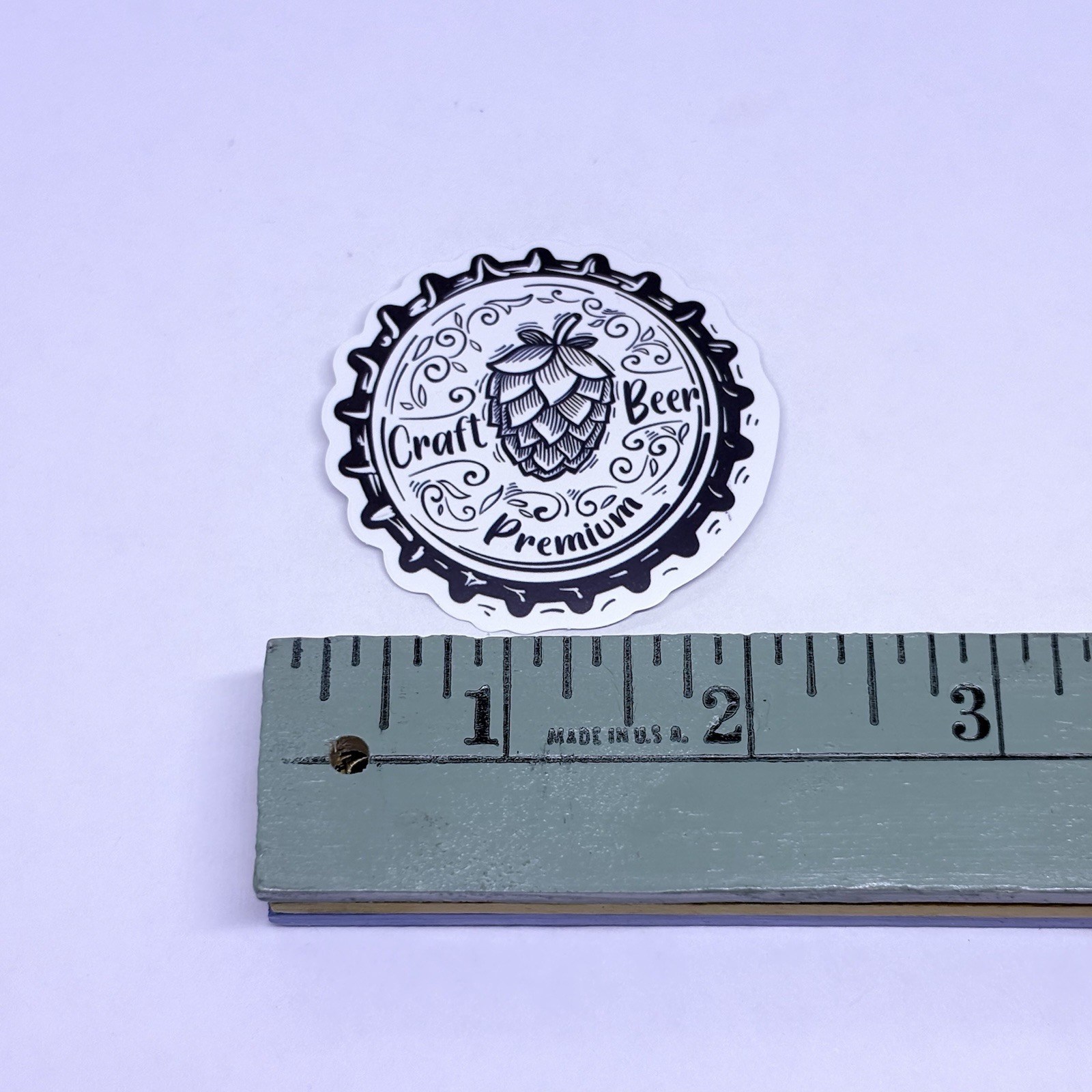 Craft Beer Bar Bottle Cap Sticker Decal Vinyl Cool Art Souvenir Journal Wall Tc6