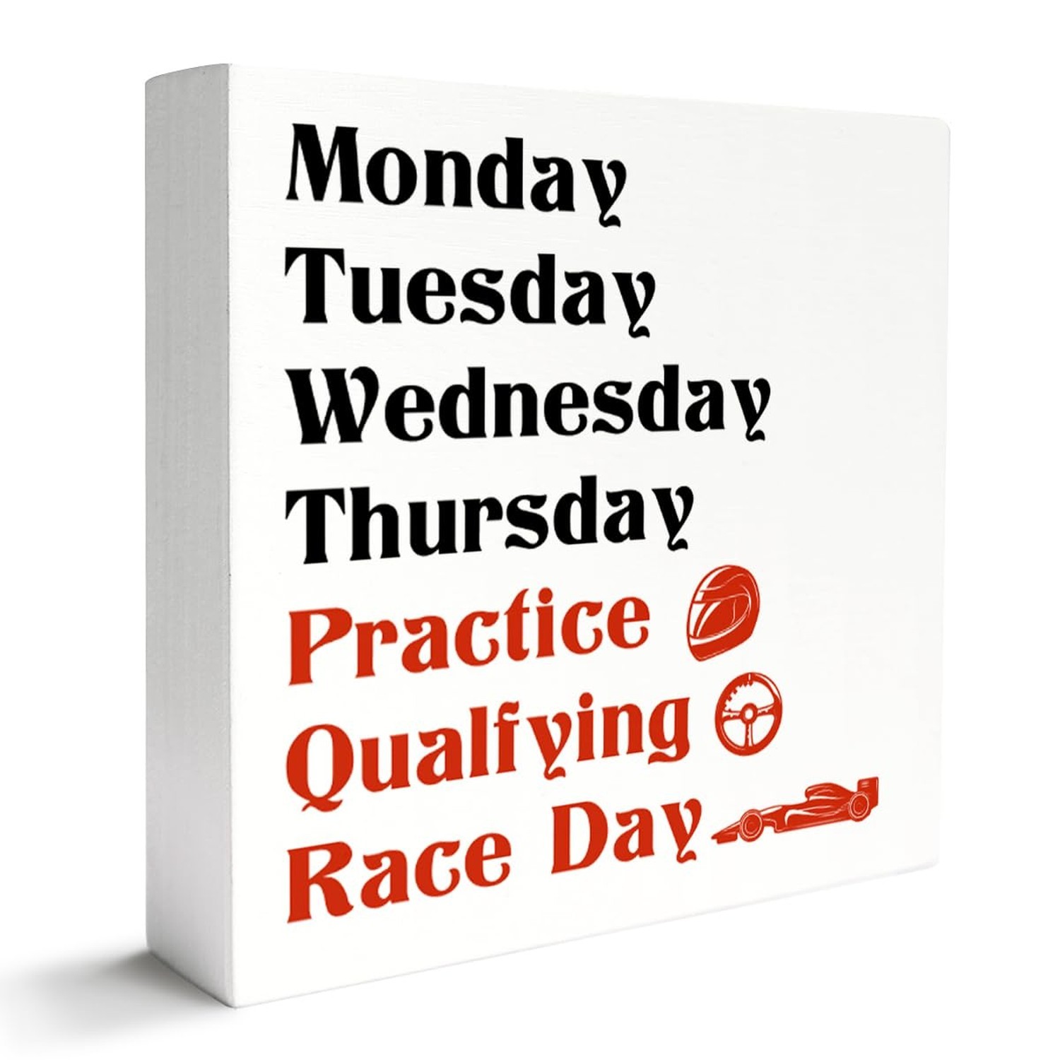 Racing Gifts for Women Men, Racing Race Car Decor for Home Room Man Cave, Rac…