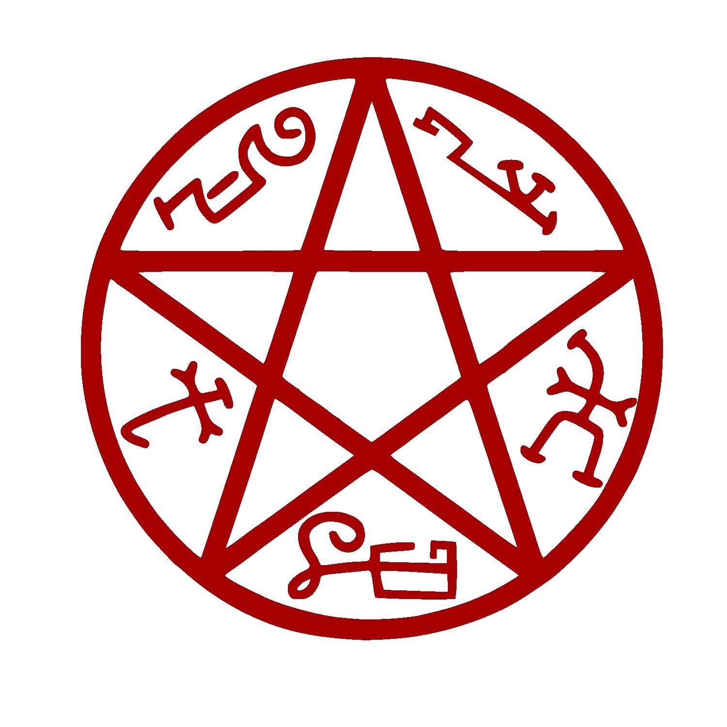 Demon Trap Symbol Vinyl Decal, Supernatural Image