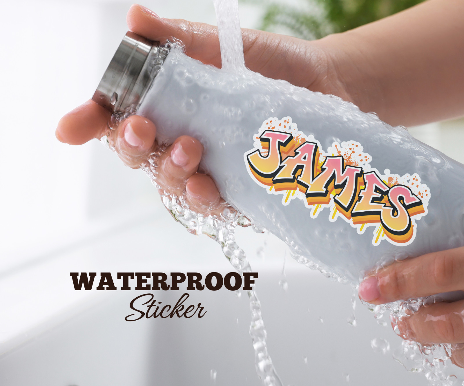 Graffiti Custom Name Decal Waterproof Vinyl Label Personalized Gift Sticker