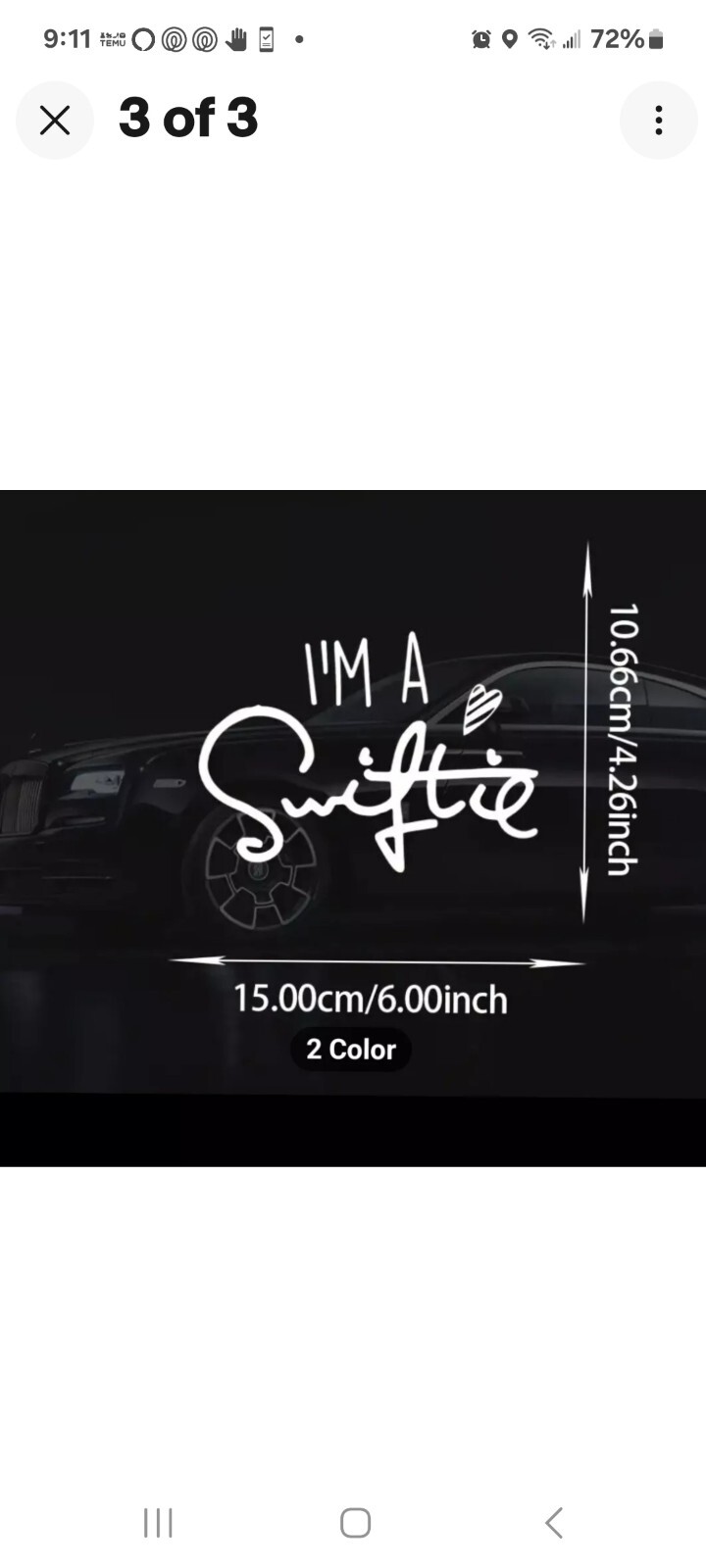SWIFTIE Taylor Swift VINYL DECAL die cut sticker For Windows, Laptop SHIPS FREE!