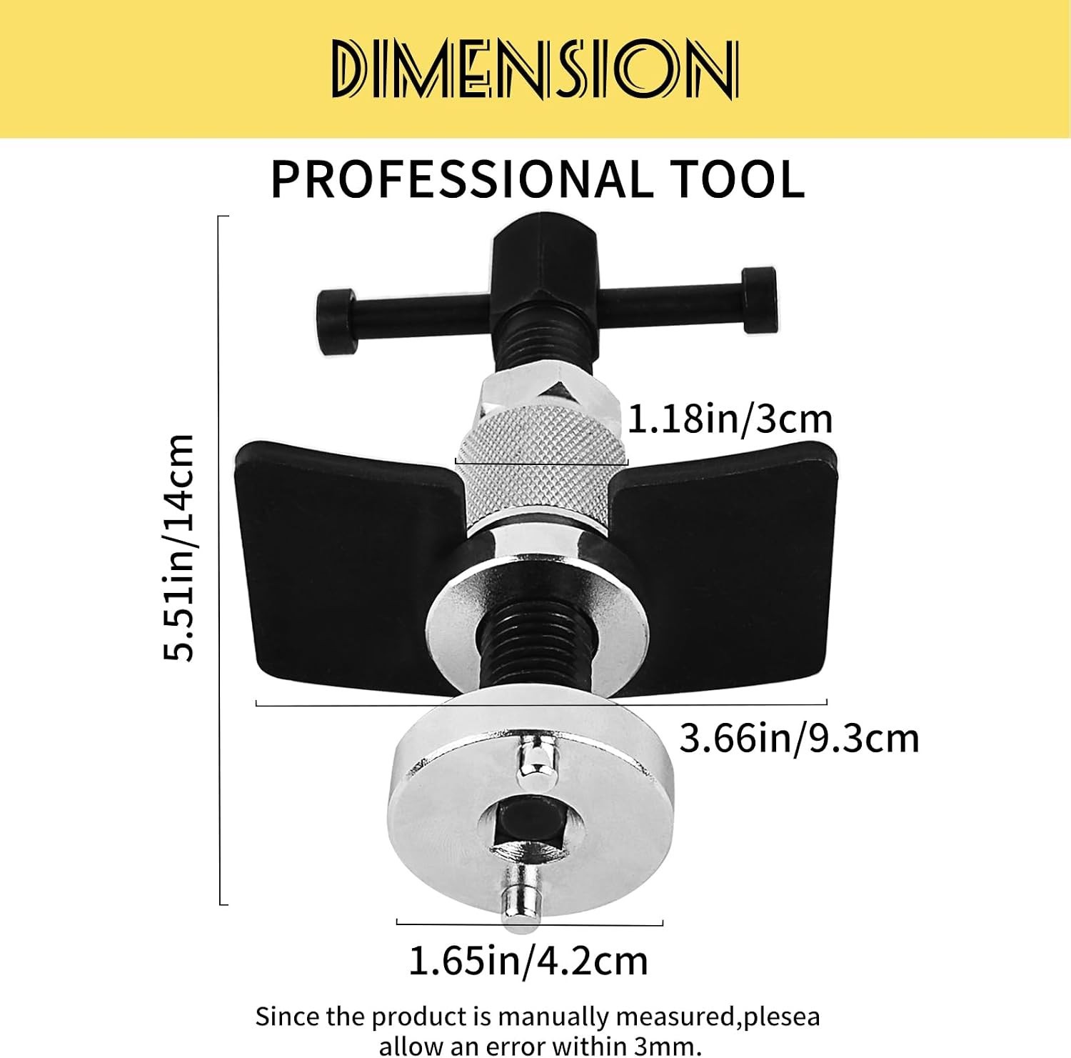Caliper Piston Compressor Tool (Upgraded) – Universal Rear Brake Caliper Tool fo