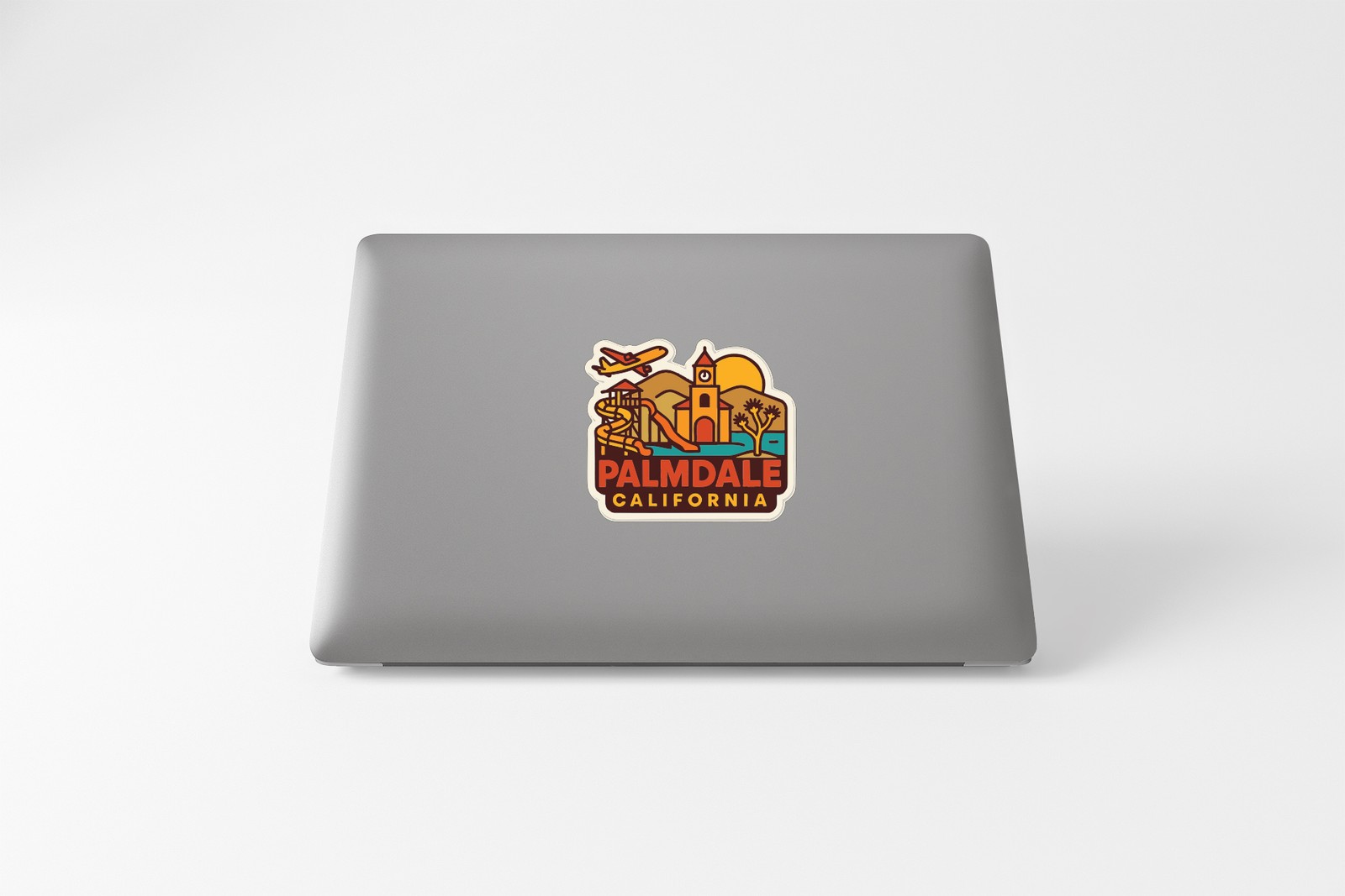 Palmdale California Sticker Decal Vinyl Die-Cut City Skyline Landmark Design