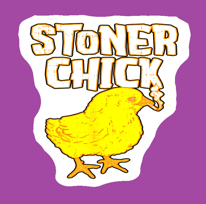 Vinyl Decal Chicken Pot Pie Weed Sticker Weatherproof UV Safe Added Layer