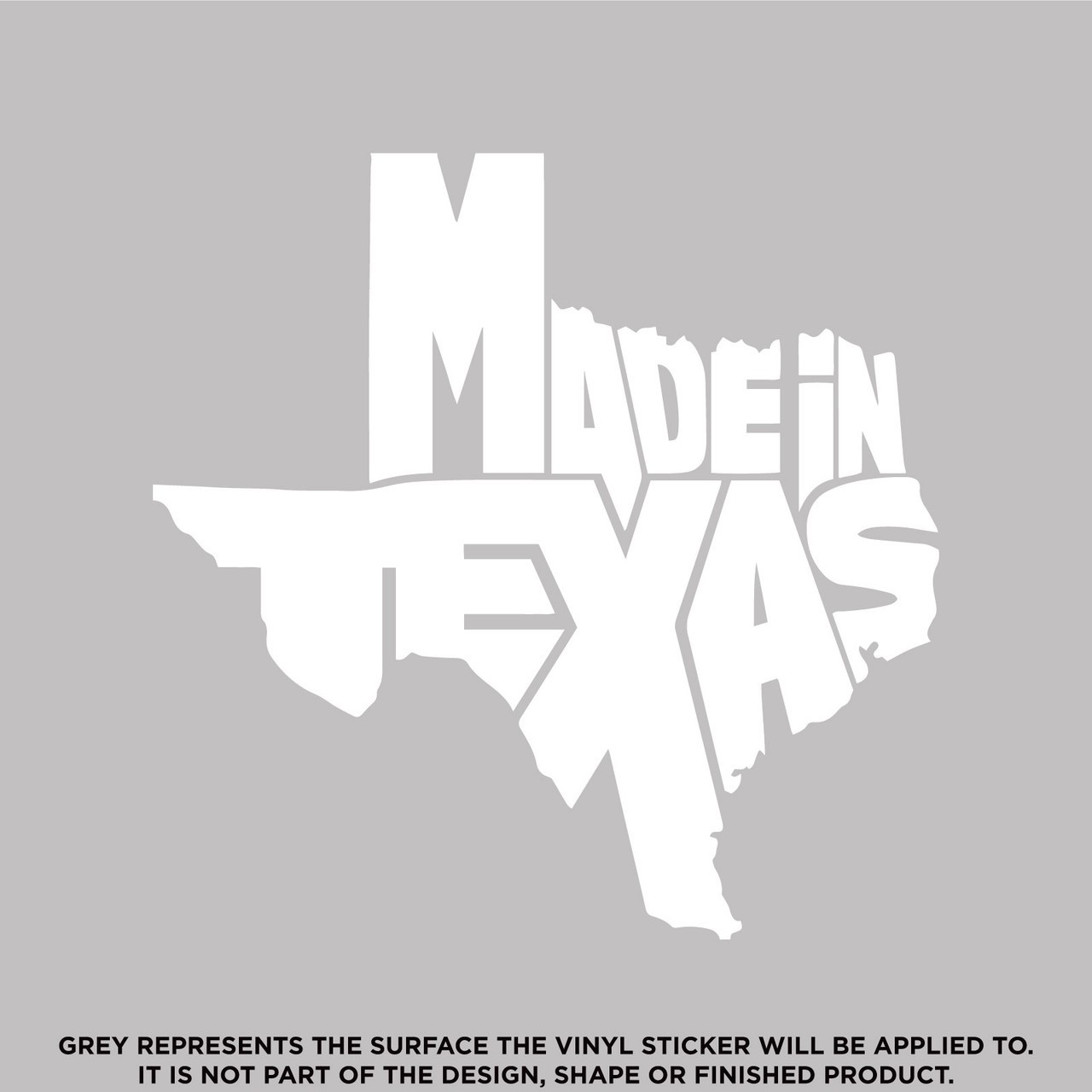 Made In Texas Die Cut