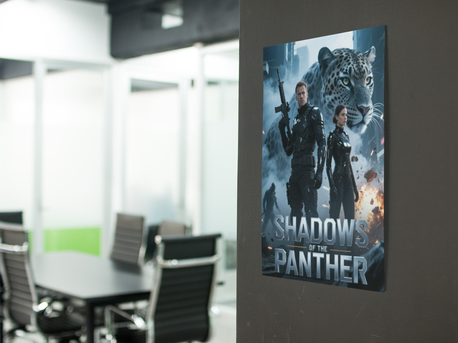 Shadow Panther Movie Style Wall Vinyl Decal Poster Print Removable Adhesive