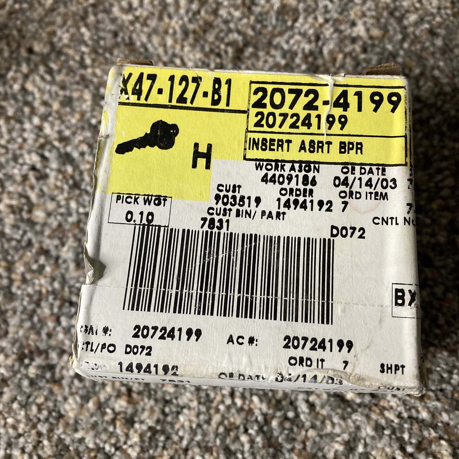 Molding – GM (20724199) LH1992-1997 Cadillac Seville NOS OEM RARE!
