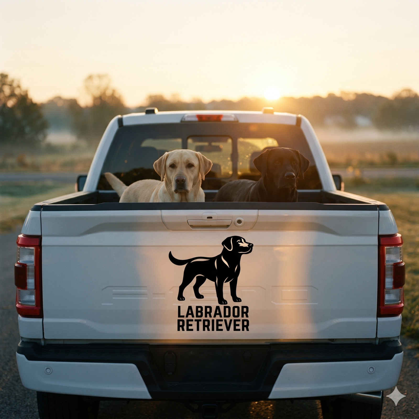 Labrador Retriever Decal Sticker Car Truck Window Lab Dog Vinyl
