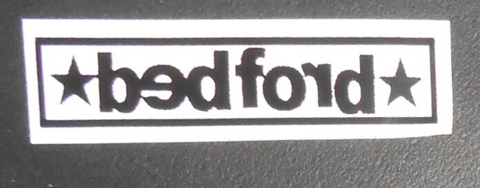 Bedford Small Bumper Sticker Vintage Original 4×1 Kentucky Psych Rock