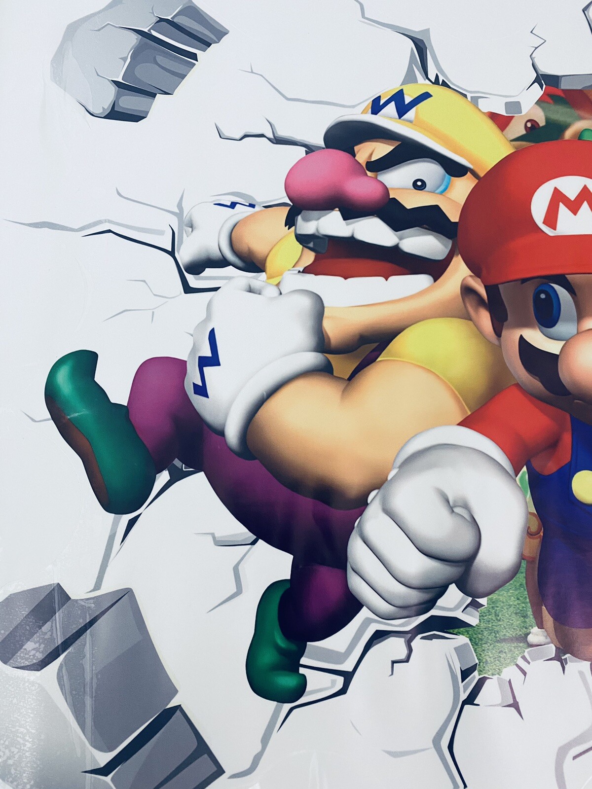 Super Mario Brothers Removable Wall Sticker 21"x 14.5" 3D Decal Kids Home Decor