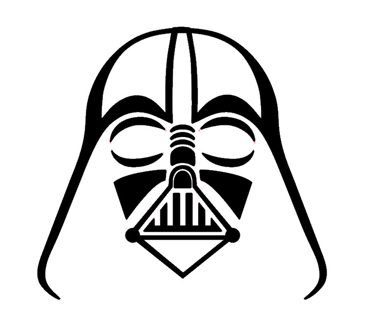 DARTH VADEN HELMET LORD VADER STAR WARS, Decal Stickers for Cars, Window, Laptop