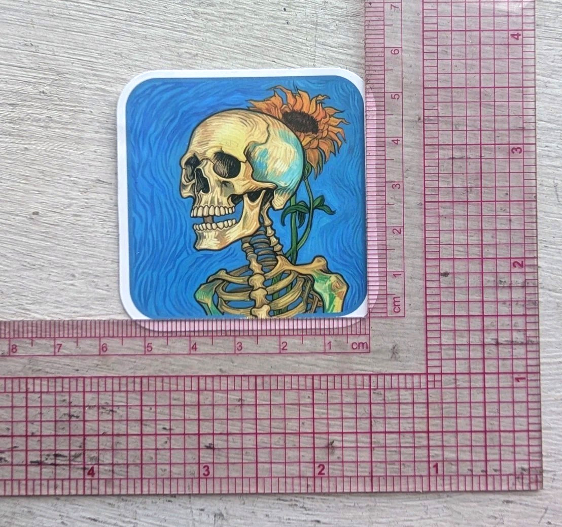 Haunted Active Spirit Negative Scary Witch Owned Magick Painting Sticker
