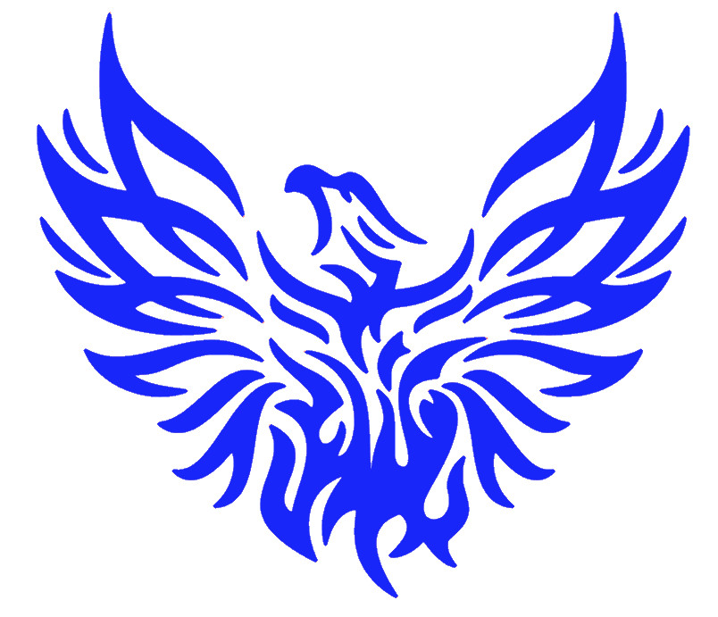 PHOENIX BIRD Decal Stickers for Cars, Windows, Laptops, Tablets, Wall