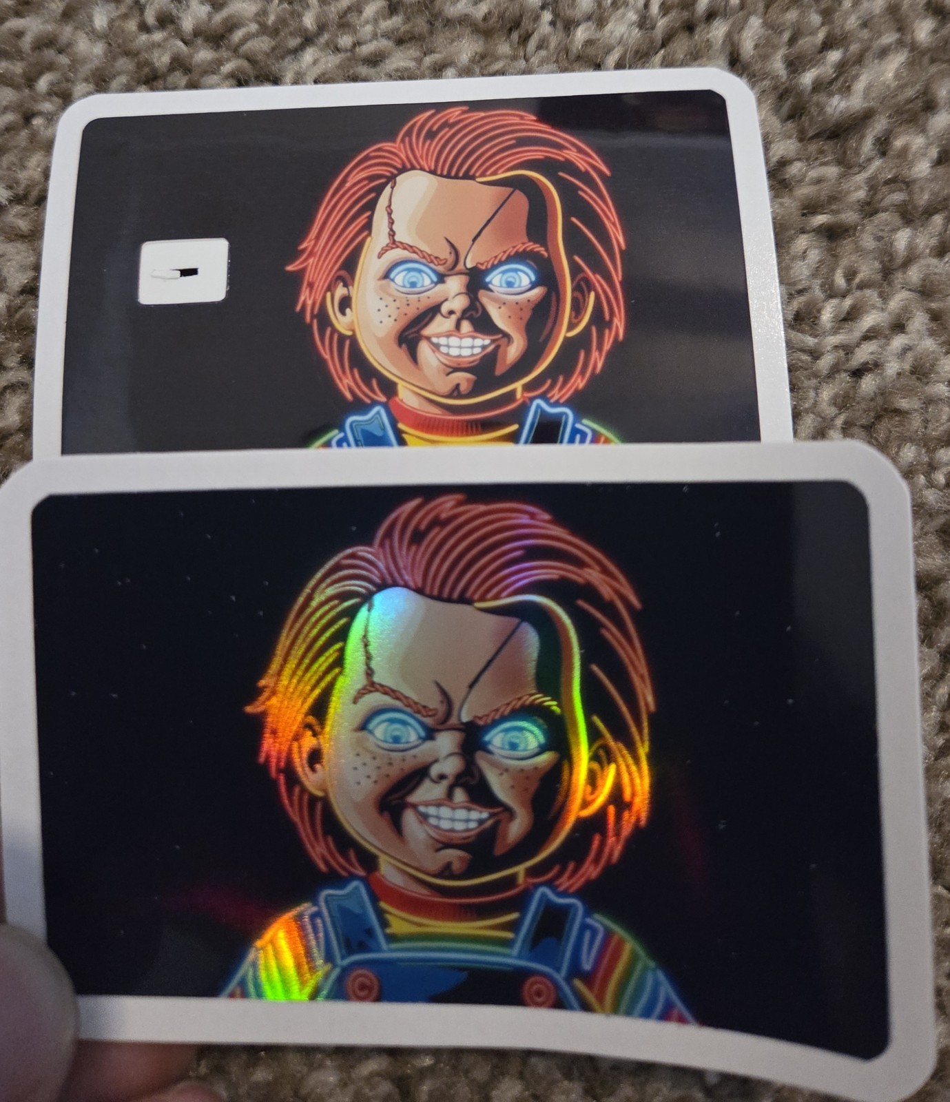 Neon Horror Halloween Killer Credit Debit Card ATM Skin Sticker Jason Michael US
