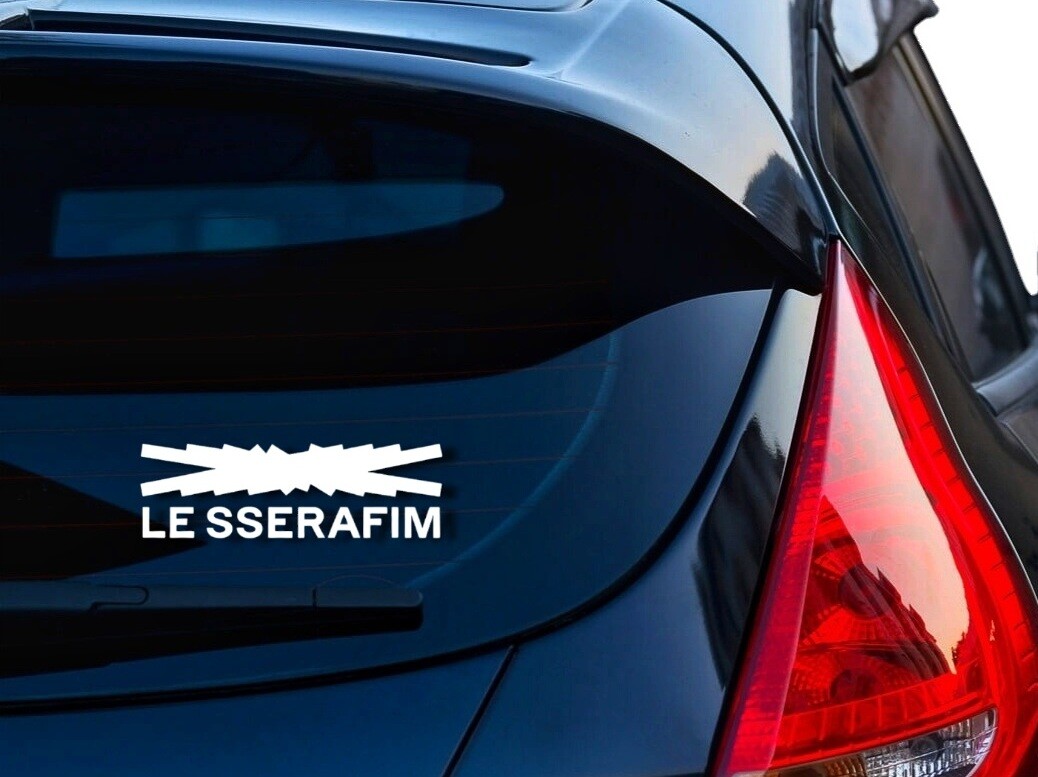 LE SSERAFIM 6" K-Pop Decal Sticker, 6 year Durability, Waterproof