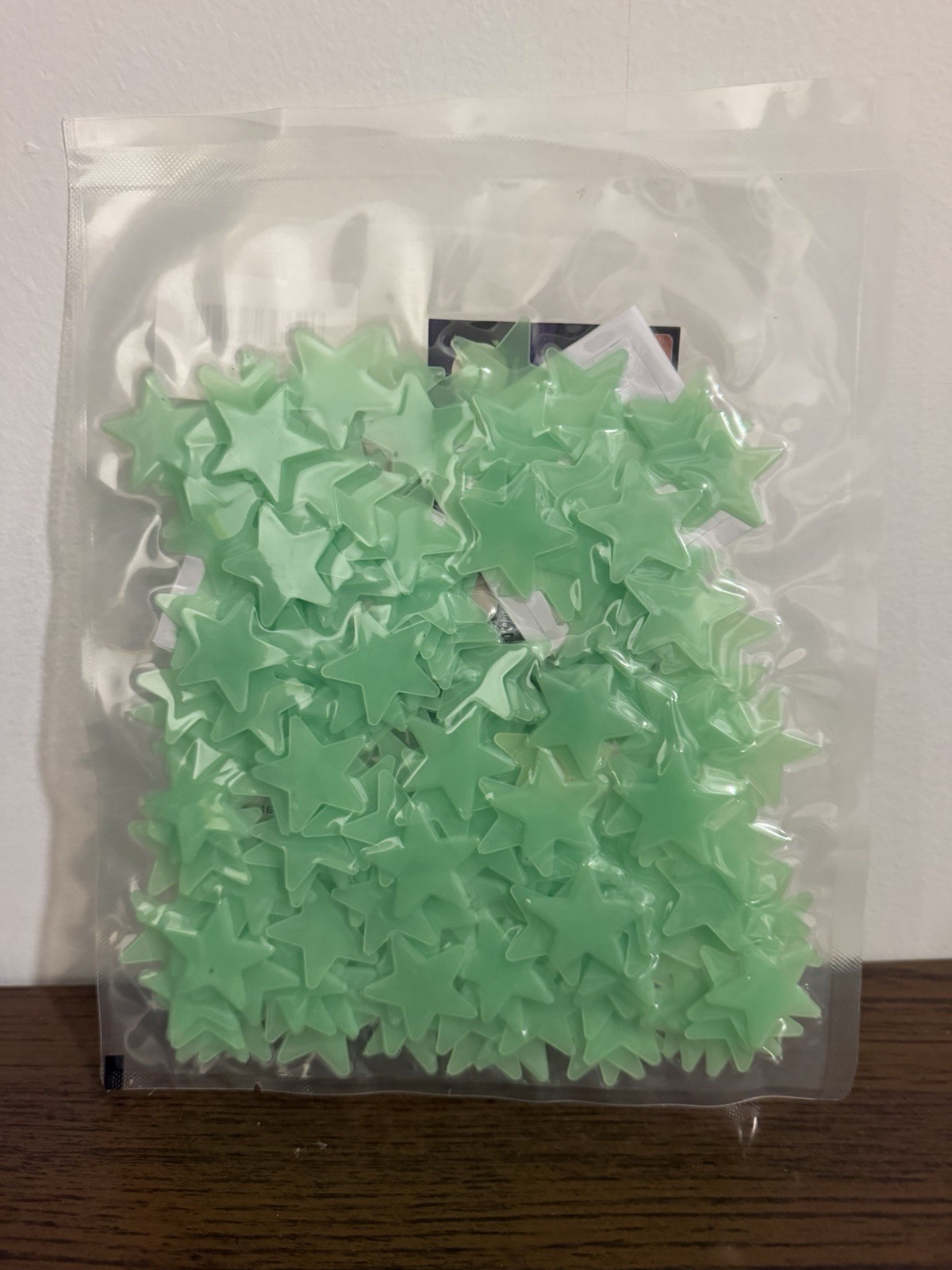 4 Bag Lot Of 100 Pc Small Medium Green Glowing The Dark Stars BRAND NEW