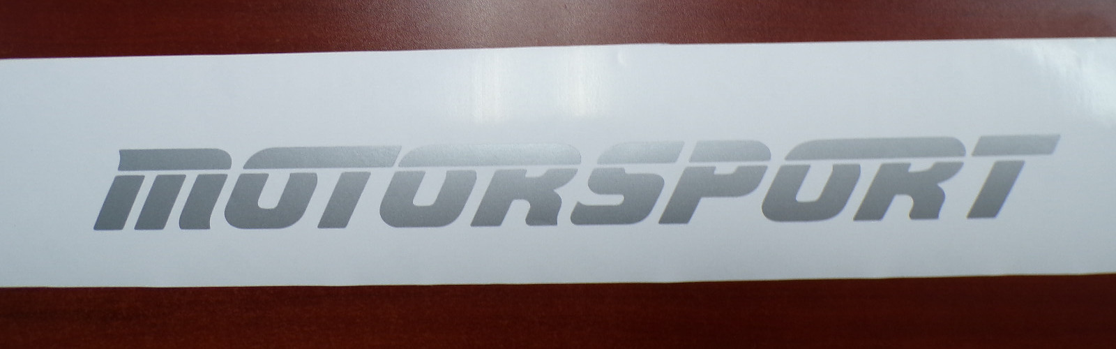 FORD MOTORSPORT TRUCK VINYL DECAL OFFROAD CAR STICKER SILVER GREY MADE IN USA