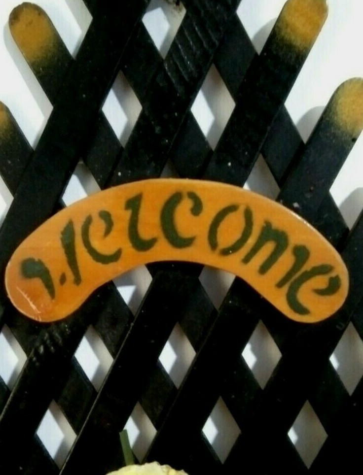 WALL DECORATION With Flower Wooden Polished Entrance To The Room FREE SHIPPING
