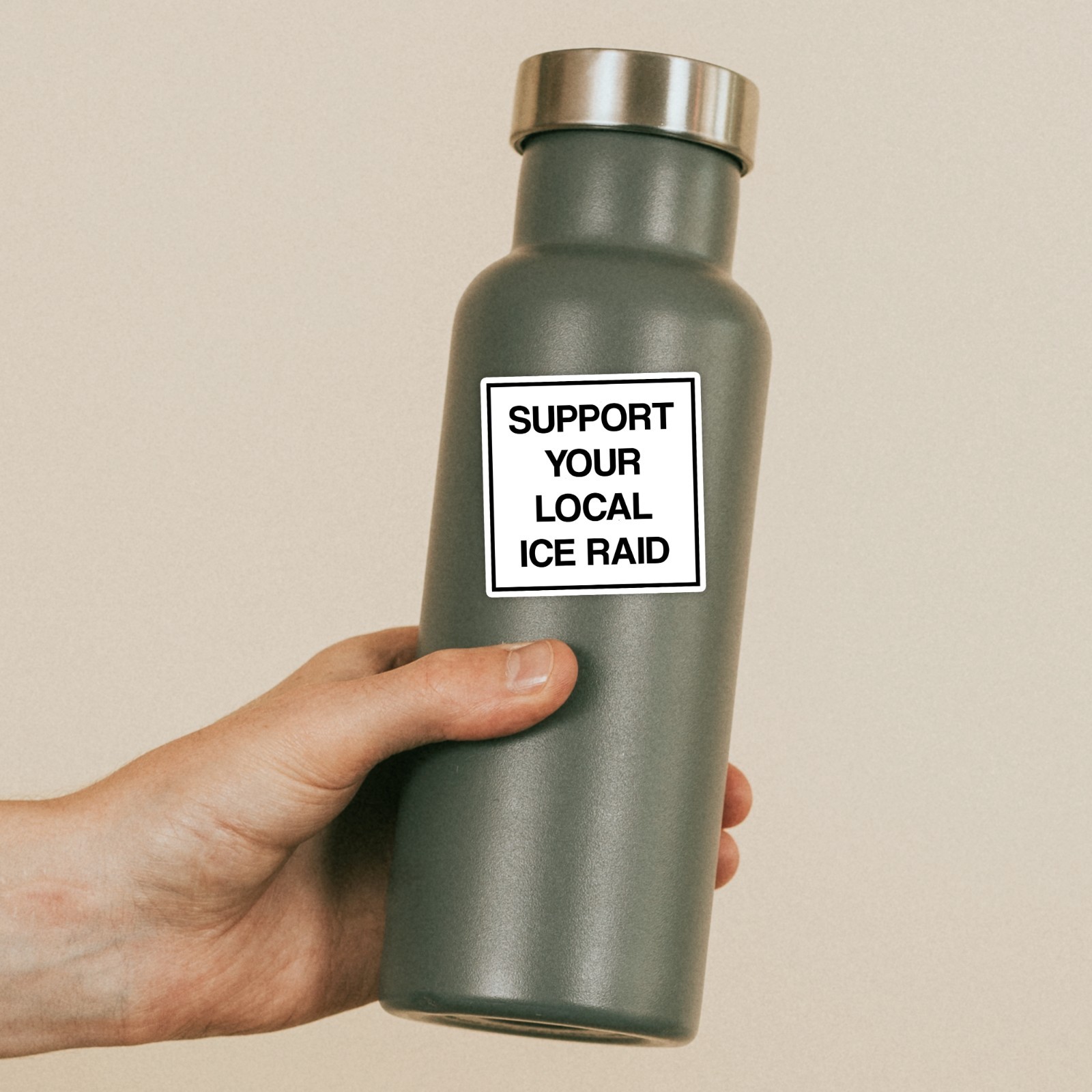 Support Your Local Ice Raid Sticker America Sticker ICE Sticker Decal Police