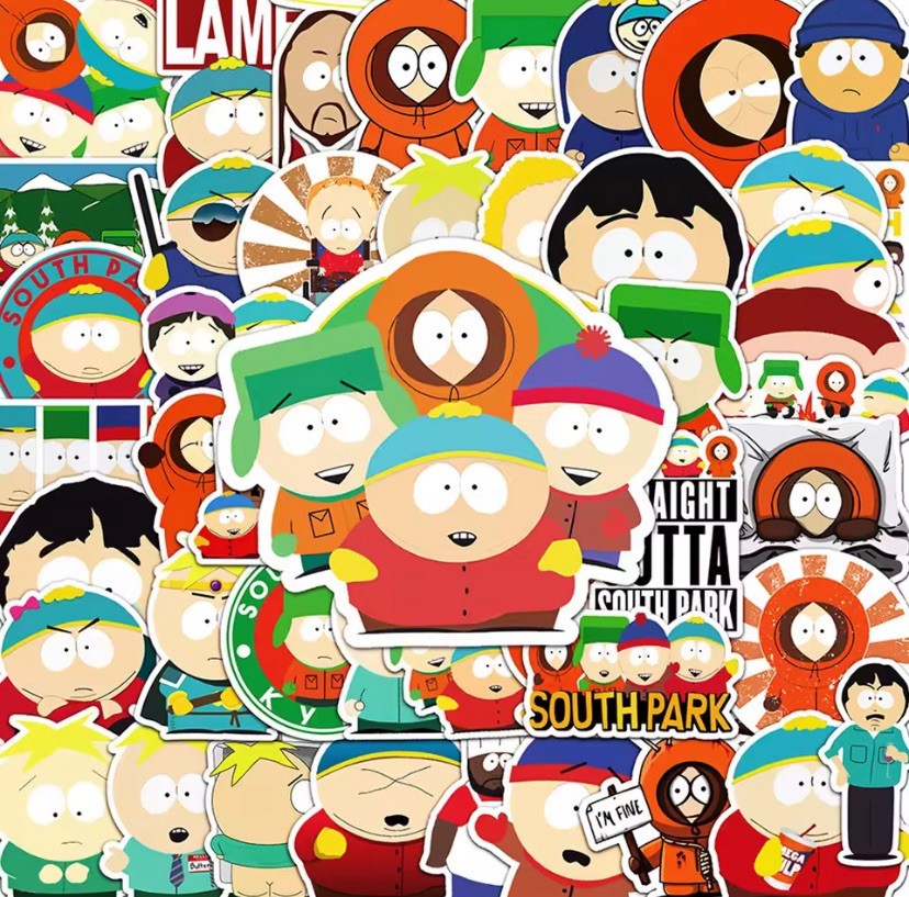 50Pc South Park Stickers