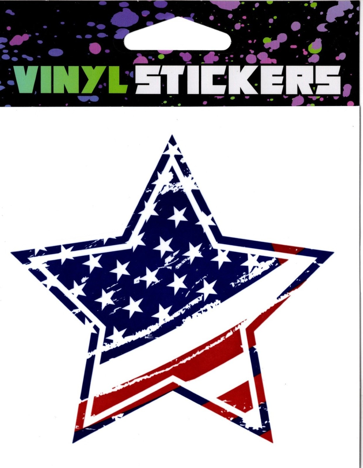 USA Star Vinyl Sticker – 4.25in x 4.25in