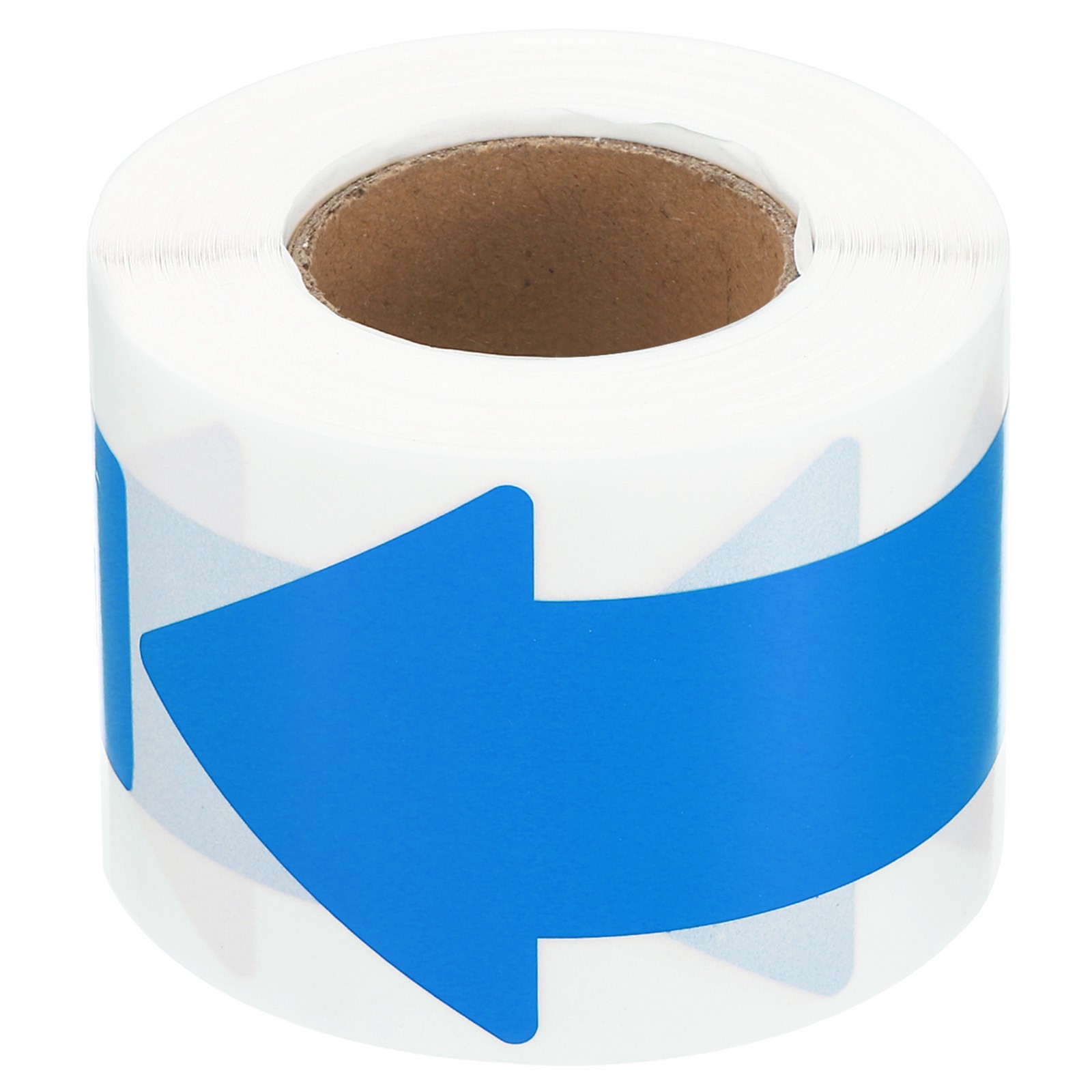 4"x2" Directional Arrow Sticker, 200 Pcs Vinyl Removable Self Adhesive, Blue