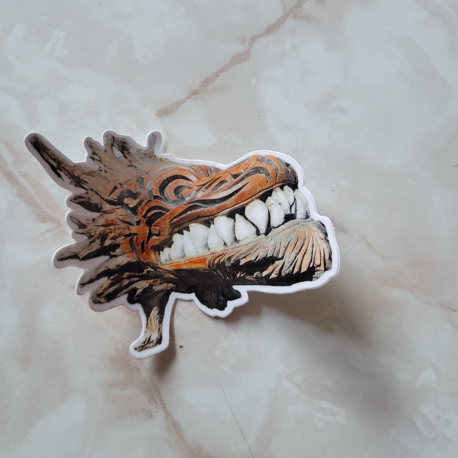 Quetzalcoatl Sticker Mexico Aztec dragon calcomania decal 3"by 2.5" Lot 6pcs
