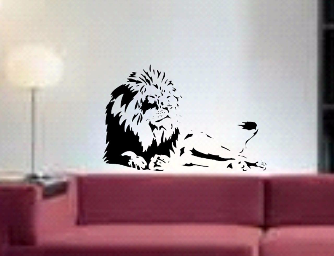 BEAUTIFUL Lion Africa Safari Zoo Animal Kid Wall Art Decor Vinyl Decal Sticker