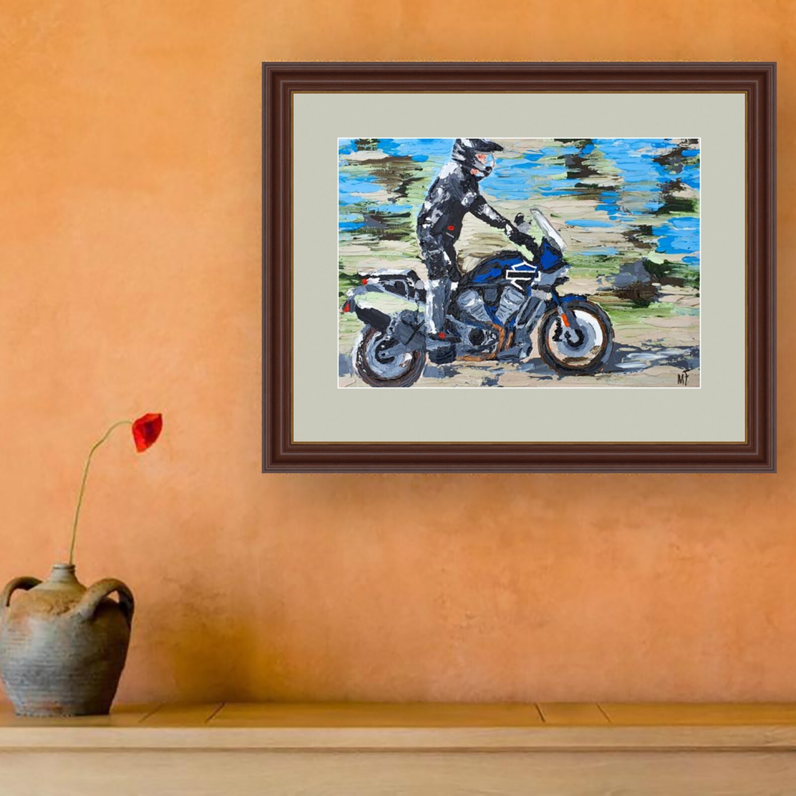 Stickers Harley Davidson Pan America Motorcycle Original Artwork Motorbike Biker